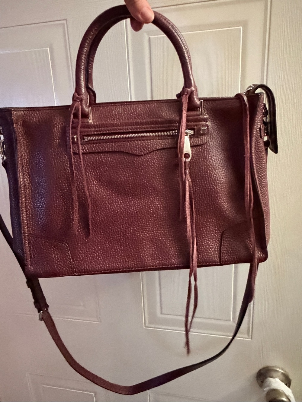 REBECCA MINKOFF Micro “Regan” Satchel Crossbody bag
